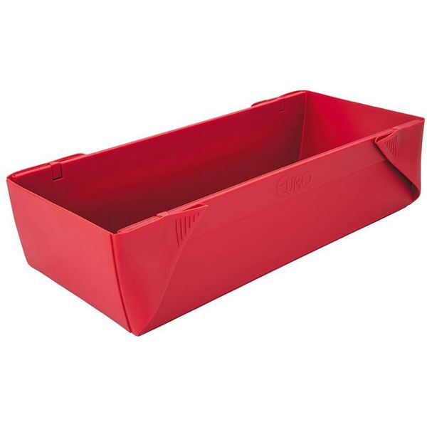 Forma de Silicone Euro Home Desmontável 28,5x13,5 cm Vermelho