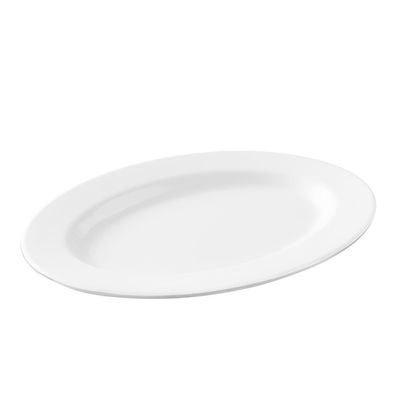 Travessa Oval Rasa Haus Concept Pasta - 20 x 14,3cm Branco