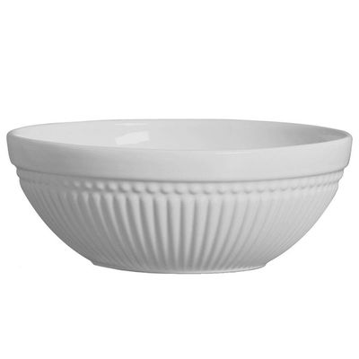 Tigela M Porto Brasil Roma em Faiança Feldspática 20,5 cm 1,5 L Branco