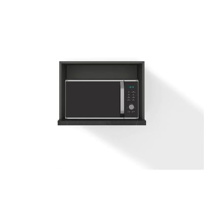 Nicho para Micro-ondas Línea Bartira Grafite