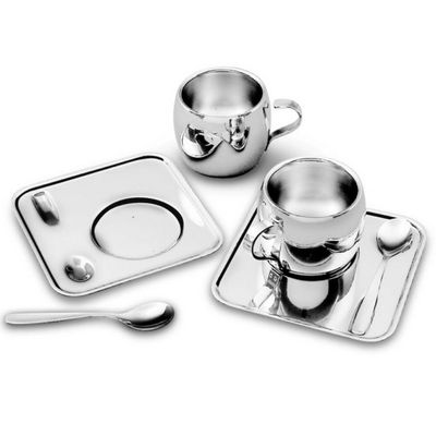 Conjunto para Cafezinho Tramontina Continental Inox - 6 Peças Inox