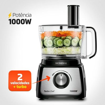 Multiprocessador Turbo Chef 7 em 1 Mondial MPN-01-BE Preto 127V 127V