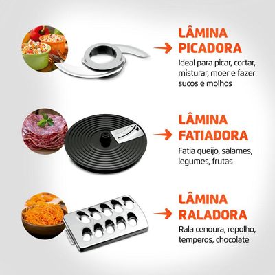 Multiprocessador Turbo Chef 7 em 1 Mondial MPN-01-BE Preto 127V 127V