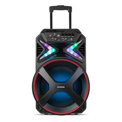 Caixa de Som Acústica Bluetooth 400W Mondial Connect Light CM400 Preta