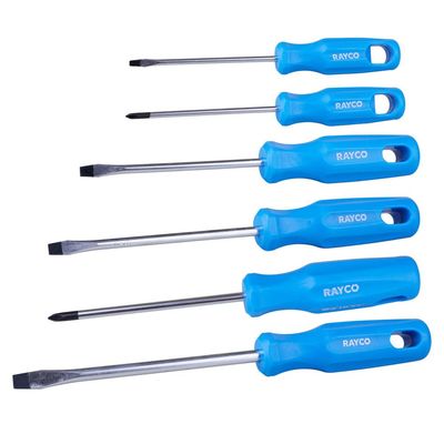 Jogo Chave de Fenda Phillips com 6 Peças 12406 Rayco