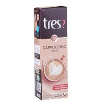Cápsula de Café Expresso Tres com 10 Cappuccino Avelã
