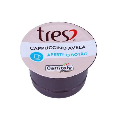 Cápsula de Café Expresso Tres com 10 Cappuccino Avelã