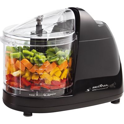 Mini Processador 360ml Britânia Preto 220V 220V