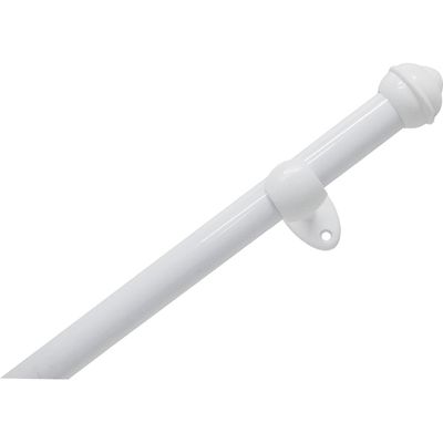 Kit para Varão 2m Prátiko Pro 28mm Bella Arte Branco