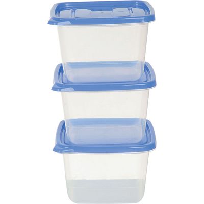 Conjunto 2 Potes Quadrado 1,15l PO-02 São Bernardo Sortido