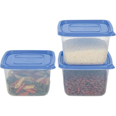 Conjunto 2 Potes Quadrado 1,15l PO-02 São Bernardo Sortido