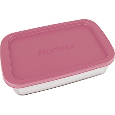 Assadeira com Tampa Retangular 1,6L Marinex Sortida
