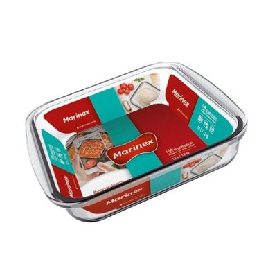 Assadeira Quadrada 1,1l Marinex