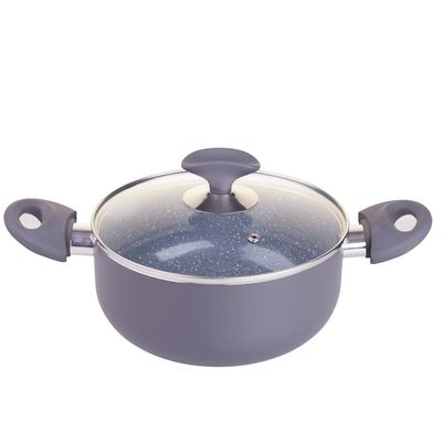 Caçarola 20cm Cerâmica Casa do Chef Lumina Cinza