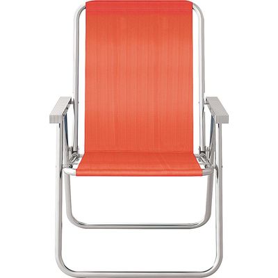 Cadeira de Praia Alta Alumínio Conforto 2160 Mor Sortida
