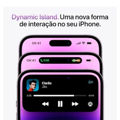 iPhone 14 Pro 128GB IOS 16 Preto-Espacial Apple Preto Espacial