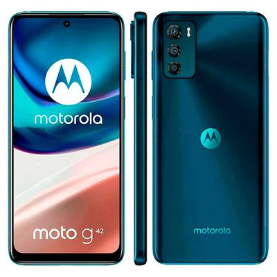 Smartphone Motorola Moto G42 128GB Tela de 6.4 Pol Câmera Traseira Tripla Absoluto