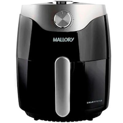 Fritadeira Elétrica Air Fryer Mallory Smart Fryer 3L e um Conjunto para Churrasco Tramontina Plenus 2 Peças Preto com Prata / 110V