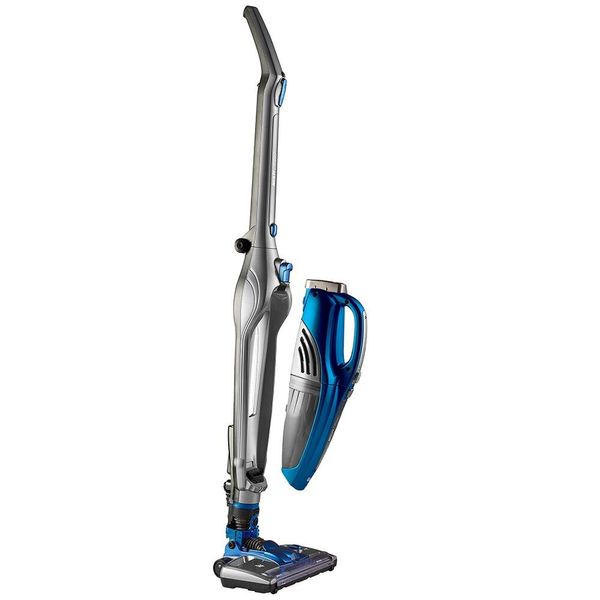 Aspirador de Pó e Água Vertical Wap Multi Mob 2 em 1 Sem Fio a Bateria Bivolt com Escova e MOP Elétrico Cinza com Azul / Bivolt