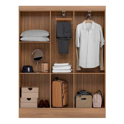 Guarda-Roupa Ártico com 5 Portas Demóbile Amendôla com Off White
