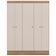 Guarda-Roupa Ártico com 5 Portas Demóbile Amendôla com Off White