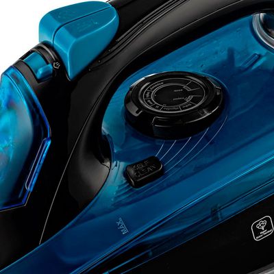 Ferro a Vapor Mondial F-53 2000w Pto/az 400 Ml Azul e Preto