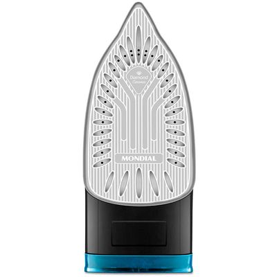 Ferro a Vapor Mondial F-53 2000w Pto/az 400 Ml Azul e Preto