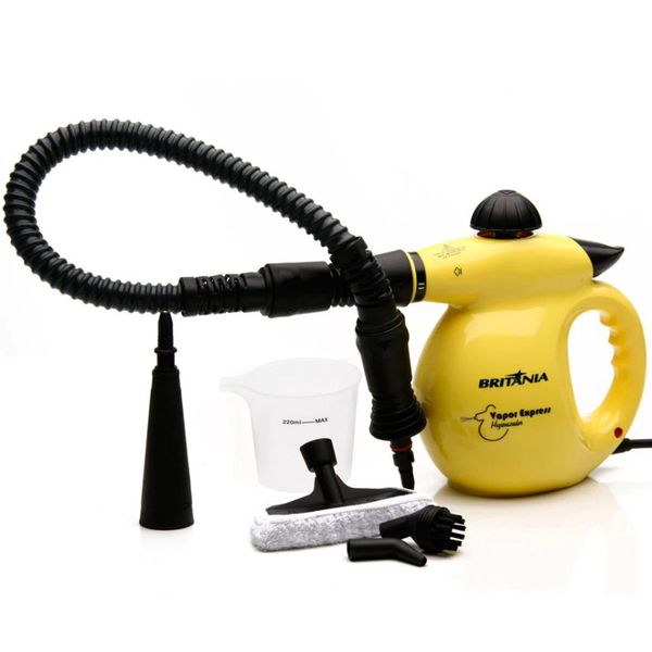 Vaporizador Higienizador Vapor Express 220ML Britânia Amarelo com Preto / 220V Vaporizador Higienizador Vapor Express 220ML Britânia Amarelo com Preto / 220V