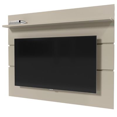 Rack com Painel Patrimar Marselha para TVs de até 50 Off White com Cumaru