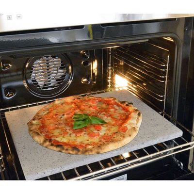 Conjunto para Pizza Eppicotispai com Espátula e Pedra 2 Peças Bege com Cinza