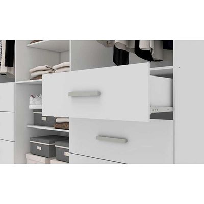 Guarda-Roupa Santiago com 6 Portas e 6 Gavetas Externas Bartira Branco Fosco