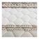 Cama Box de Casal Biflex Ilhéus com Molas Pocket e Euro Pillow 63x138x188cm Marrom com Bege Estampado