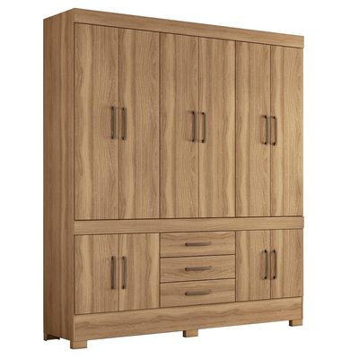 Guarda-Roupa New Murano com 10 Portas e 3 Gavetas Demóbile Amendola