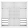 Guarda-Roupa Made Marcs Sevilha com 2 Portas, 6 Gavetas, 10 Prateleiras e Espelho Branco Acetinado