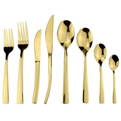 Faqueiro Ravel 48 Peças Fracalanza em Aço Inox Champagne