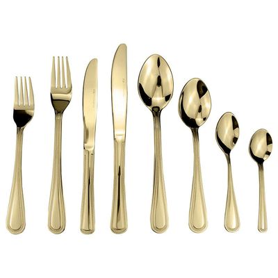 Faqueiro Pearl 48 Peças Fracalanza em Aço Inox Champagne