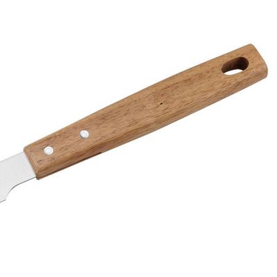 Conjunto para Churrasco Fracalanza em Aço Inox 3 Peças Madeira e Inox