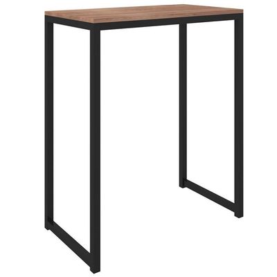 Mesa Bancada Fabone Conceito 110CM Preto com Nogueira
