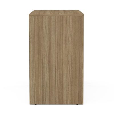 Mesa de Escritório Politorno Tijuca com 2 Gavetas Castanho