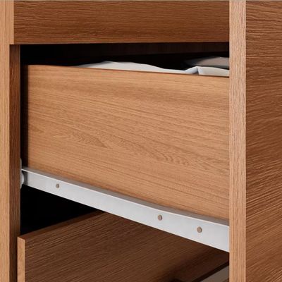 Guarda-Roupa Casal Demóbile Mônaco 4 Portas 6 Gavetas com Espelho 195cm Amendôla com Off White
