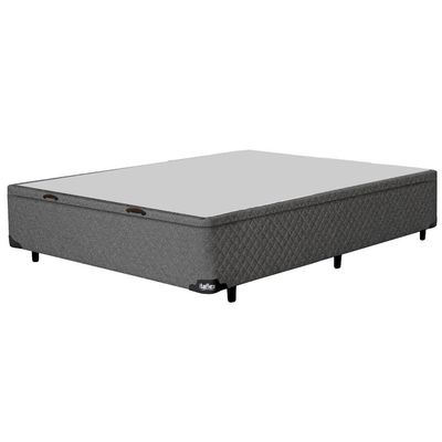 Base Box para Colchão de Casal Universal com Baú Itaflex Grafite Chumbo