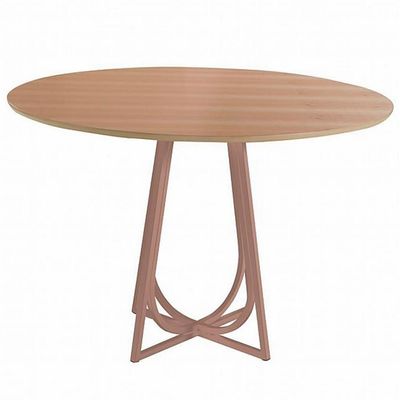 Mesa de Jantar Herval Meriti com 4 Cadeira Herval Pérola Jequitiba, Chocolate e Off White