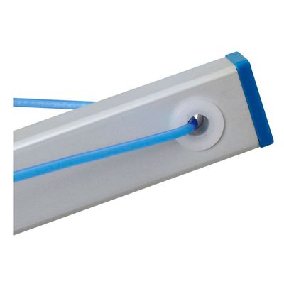 Varal de Chão Parabólico Mor 006052 em Alumínio Prata com Azul