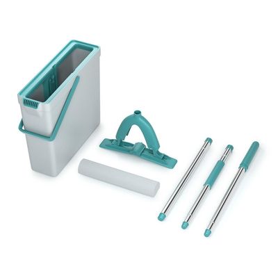 Mop Flex FlashLimp com Balde Espremedor 10L Verde Esmeralda