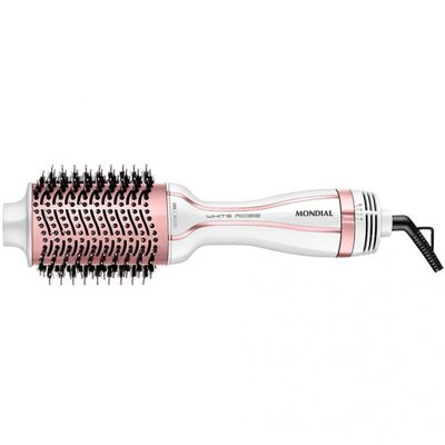 Escova Secadora Mondial ES-50 1200W/1300W Branco com Rose