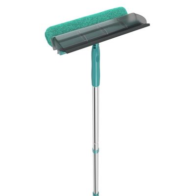 Mop Limpa Vidros FlashLimp com Cabo Telescópico Verde Esmeralda