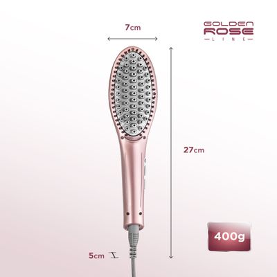 Escova Alisadora Mondial Golden Rose 30W EA-02 Bivolt