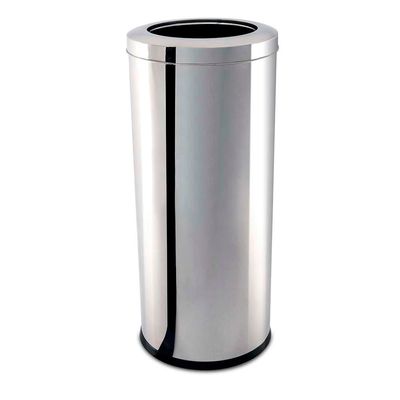 Lixeira Brinox com Aro 3033-210 em Aço 47 Litros Inox