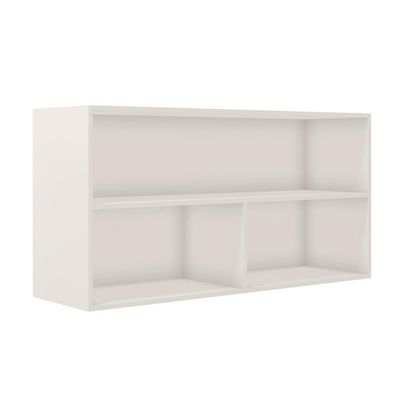 Cozinha Completa Bartira Linea 6 Portas, 3 Gavetas e Portas de Vidro Branco