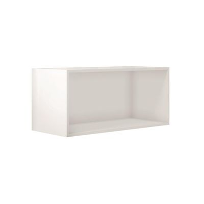 Cozinha Completa Bartira Linea 6 Portas, 3 Gavetas e Portas de Vidro Branco